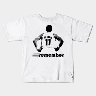 Arvydas Sabonis(Lithuanian former basketball player and businessman) Kids T-Shirt